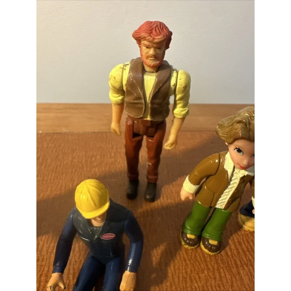 Vtg Fisher Price & Galoob‎ Figures: Husky Helper, A Team Viper, Adventure People